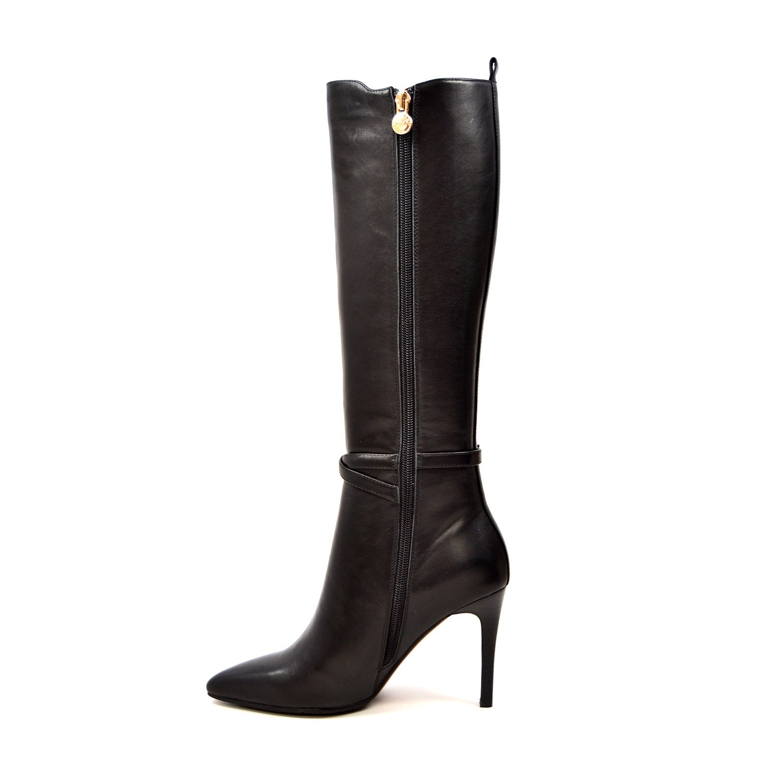 Noosh Women's Extra-Slim Calf Leather Dress Boots (12