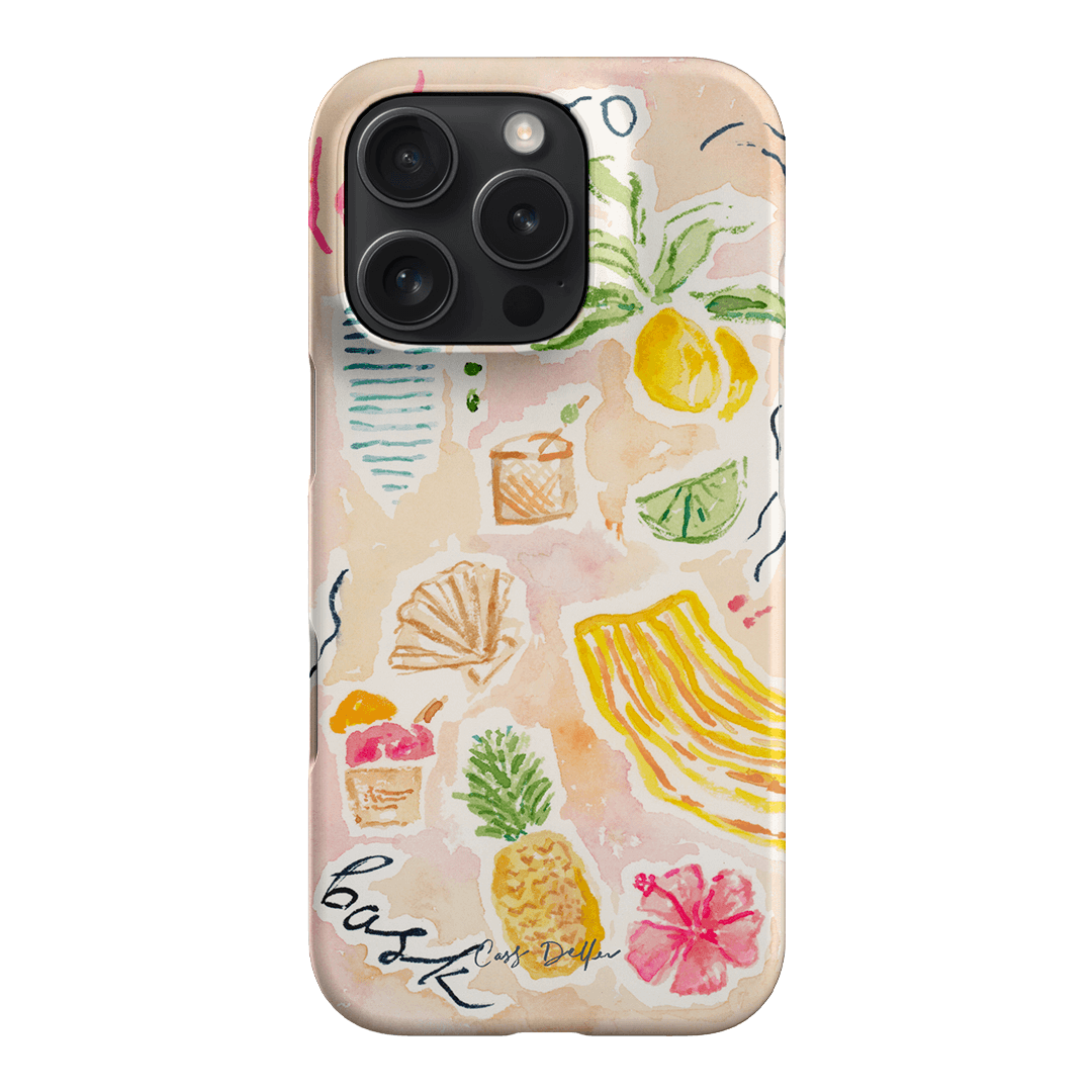 Stylish Summer Pattern Phone Case - Trendy Floral Design for iPhone & Samsung - Perfect for Beach, Vacation & Outdoor Activities