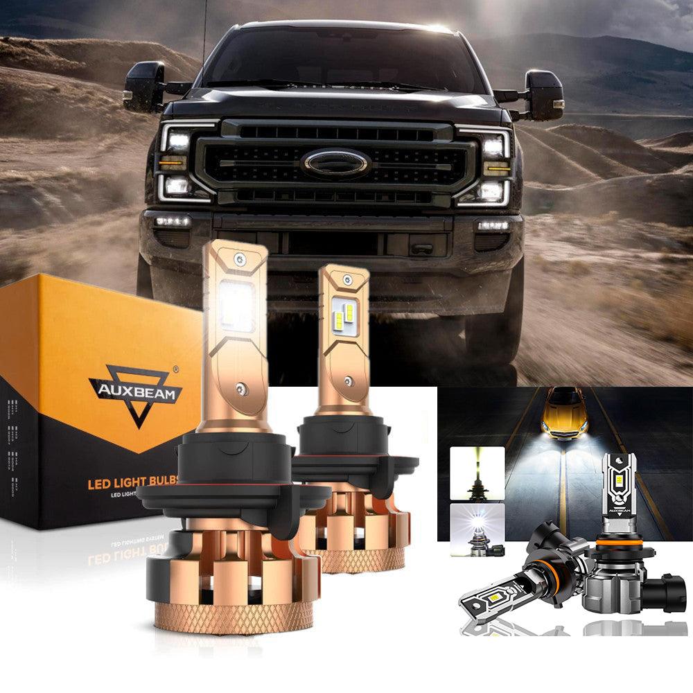 2005-2020 Ford F350 Super Duty LED Headlight Bulbs - H13 High/Low Beam 14000LM Canbus Ready - Automotive Grade Lighting for Off-Road, Night Driving & Foggy Conditions