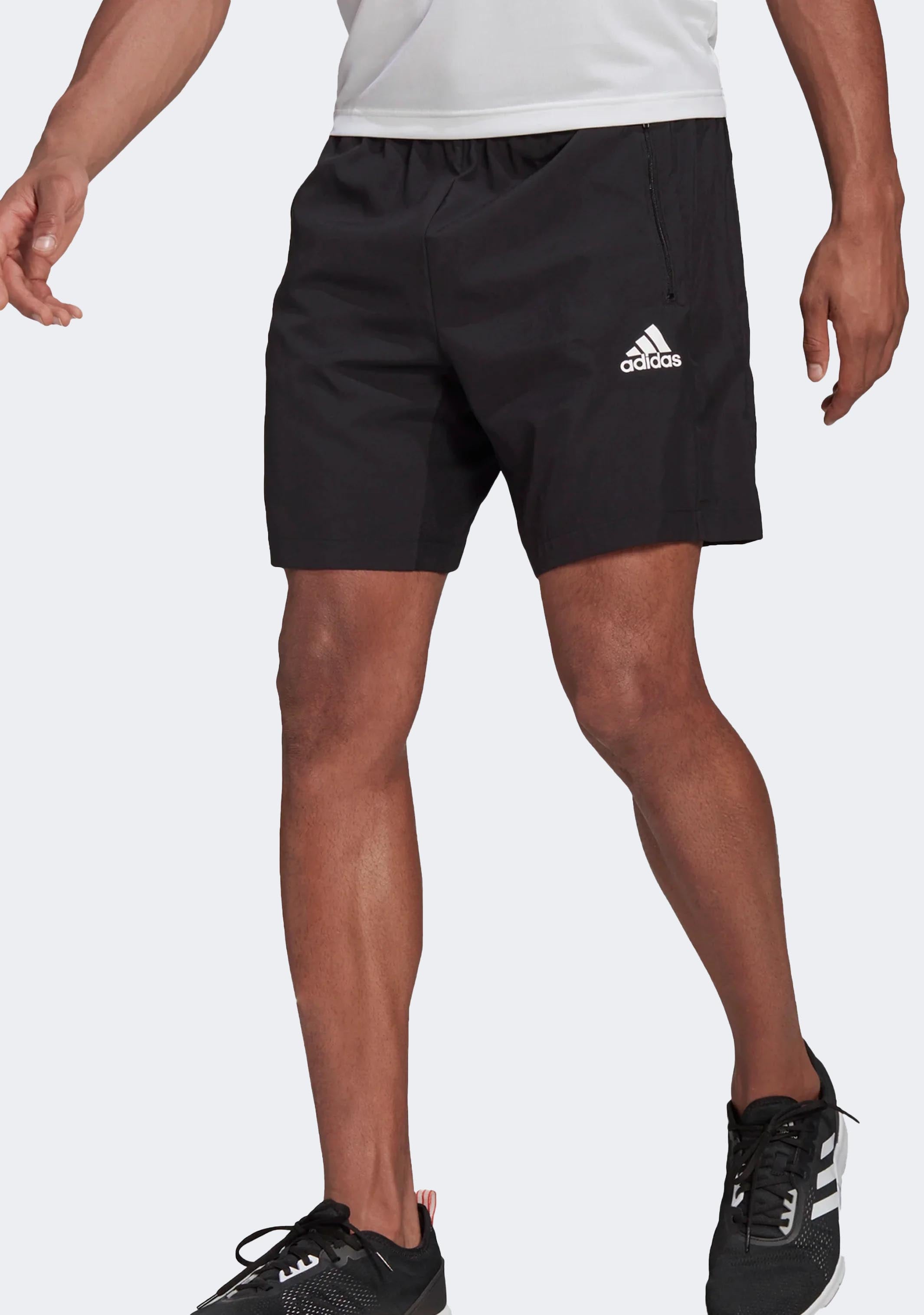 Adidas Men's Aeroready Designed to Move Woven Shorts - Lightweight Quick-Dry Athletic Running Shorts for Gym, Workout & Casual Wear