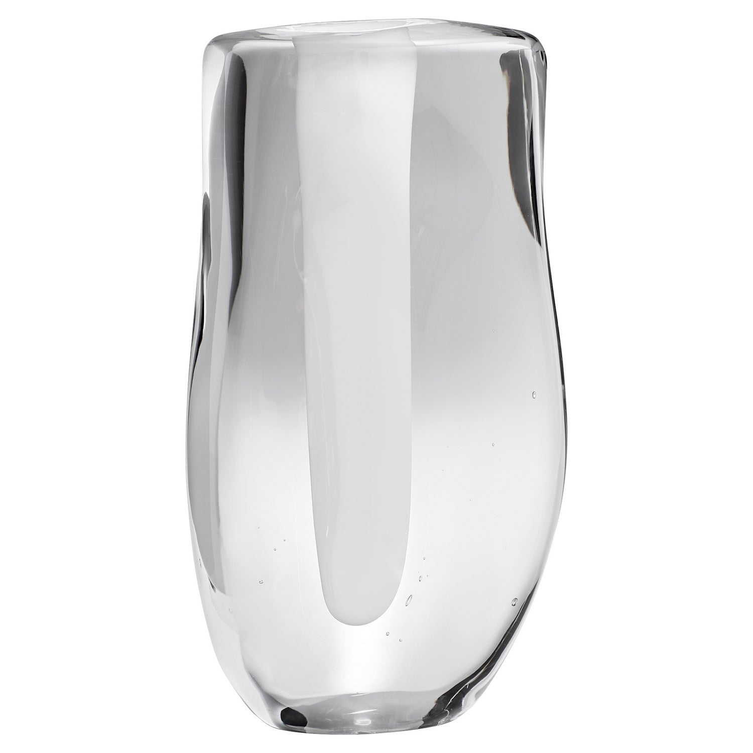 Cyan Design 11252 Tall Clear Inverted Opulence Vase - Elegant Home Decor for Living Room, Dining Table & Wedding Centerpieces