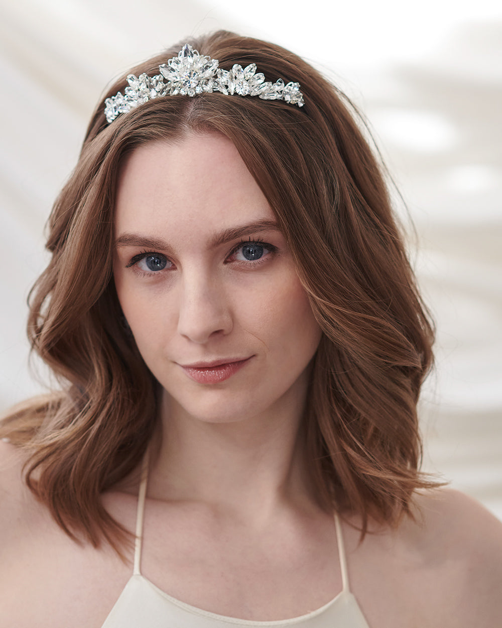 Francesca Petite Tiara - Elegant Rhinestone Crown for Women & Girls - Perfect for Weddings, Pageants, Birthday Parties & Cosplay