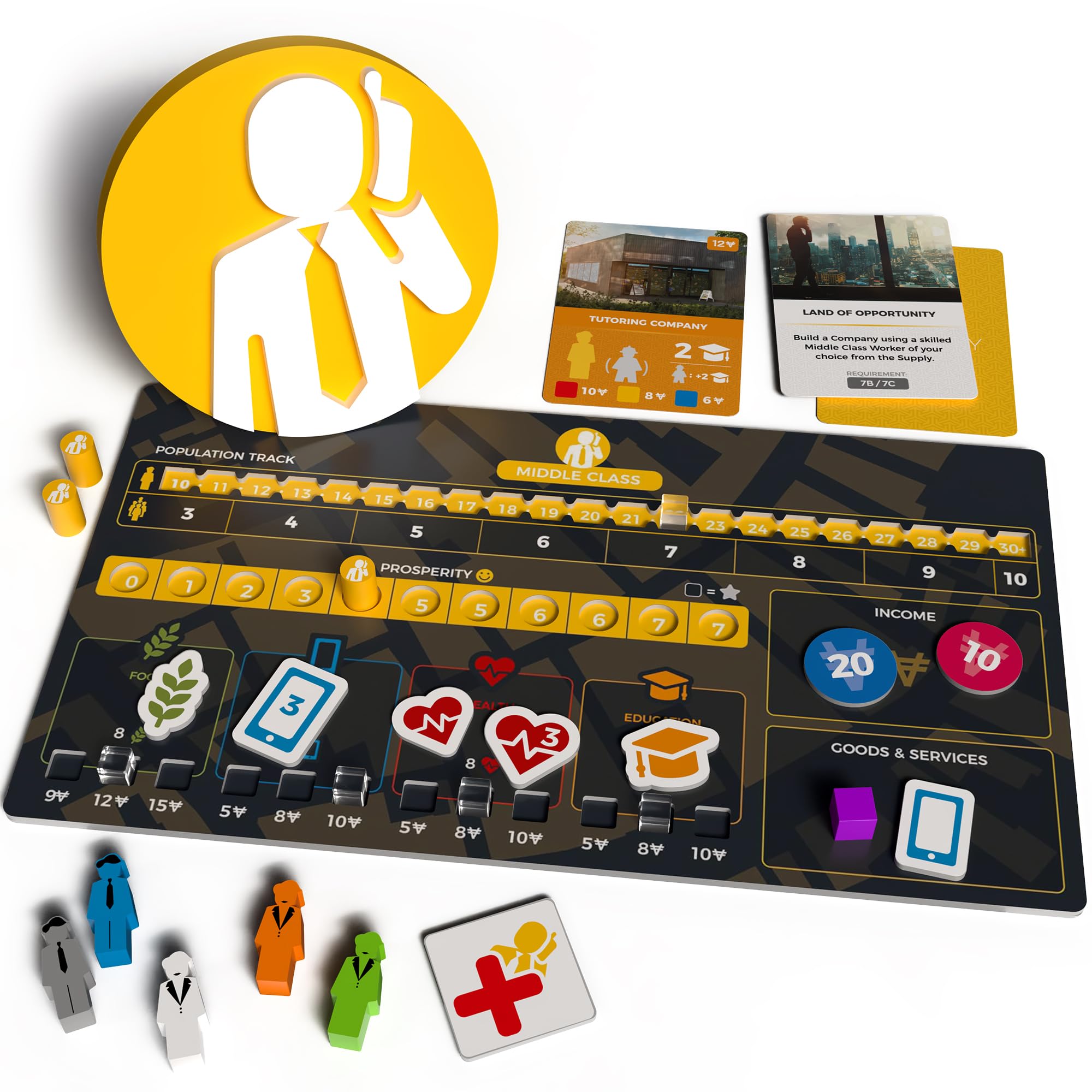 Hegemony: Lead Your Class to Victory - Asymmetric Card-Driven Political Economic Board Game for Ages 14+ | 2-4 Players | English Version | Perfect for Game Nights & Strategy Enthusiasts