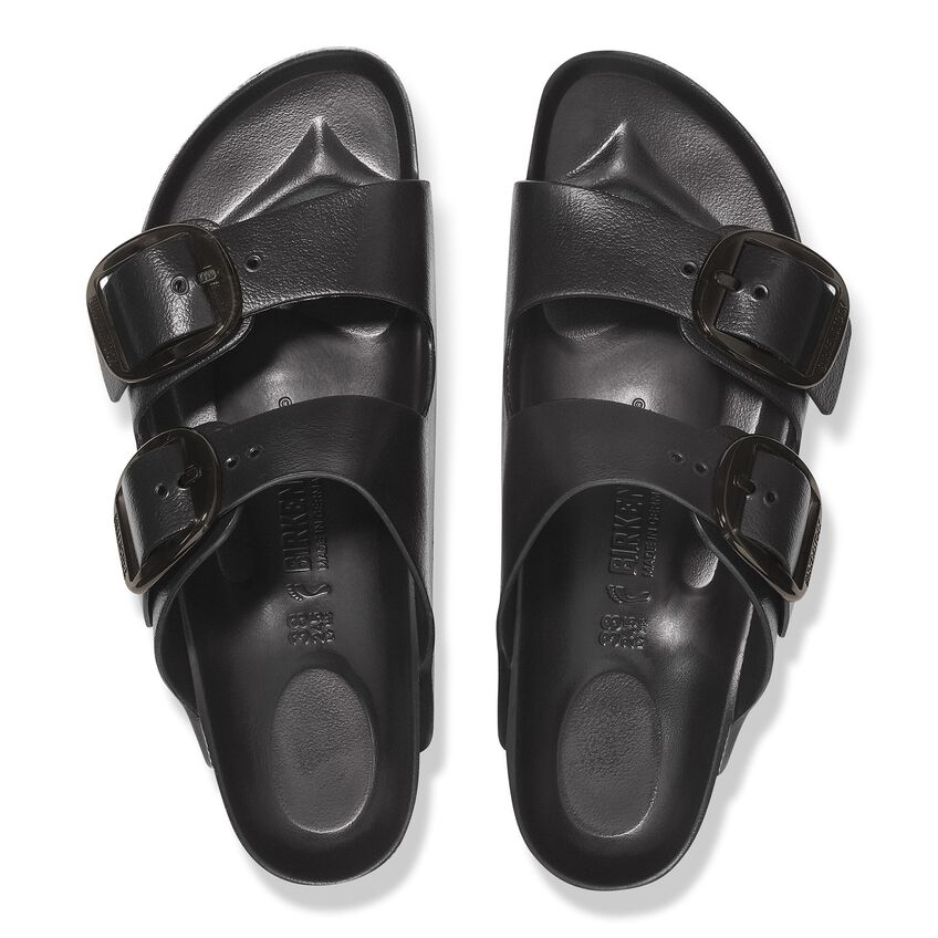 Birkenstock Arizona Big Buckle EVA Sandals - Black | Comfortable & Lightweight for Women | Perfect for Beach, Pool & Summer Outfits
