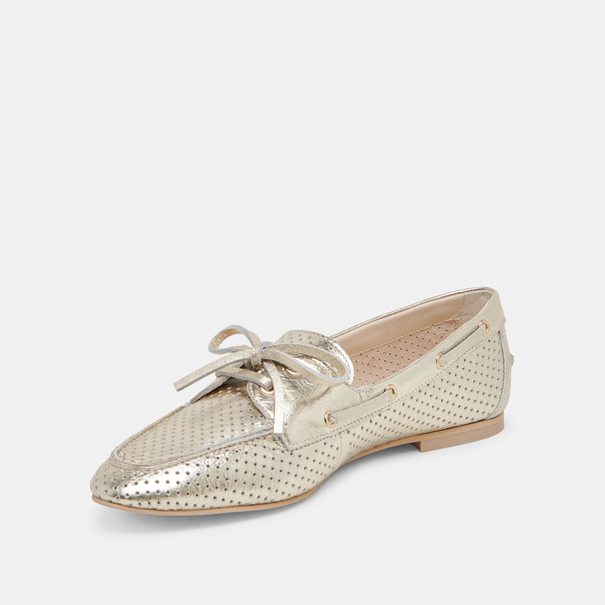 LAKIN PLATINUM PERFORATED LEATHER LOAFERS - Comfortable & Stylish Men's Slip-On Shoes for Business Casual & Office Wear