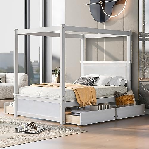Brushed White(4 Drawers)