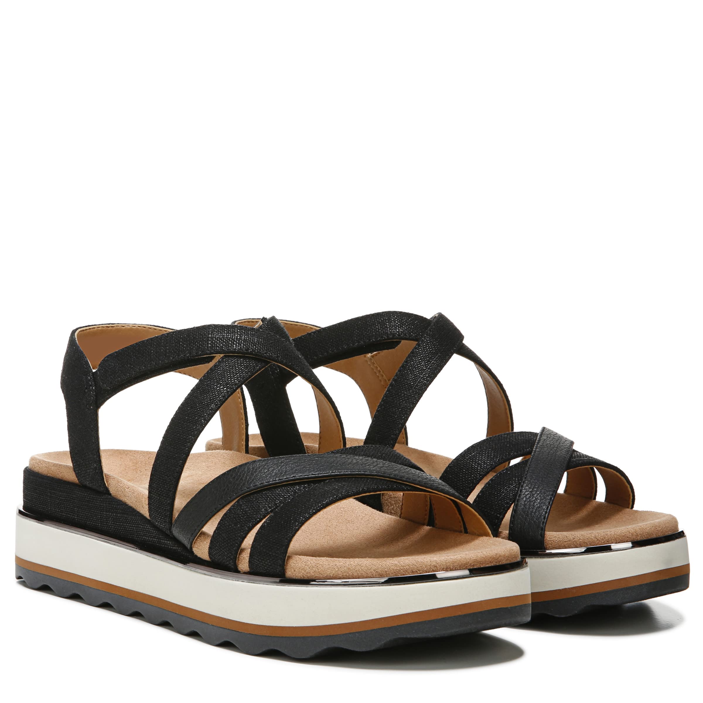 Vionic Women's Kellyn Textile Sandals - Comfortable Orthopedic Arch Support Flip Flops for Plantar Fasciitis Relief | Perfect for Beach, Pool & Summer Walking