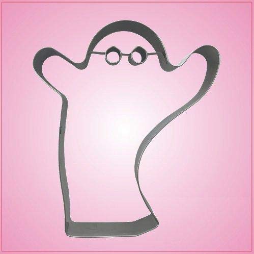 Premium Stainless Steel Ghost Cookie Cutter - Halloween Baking Decorations, Durable One-Piece Cookie Mold for Spooky Cookies, Pumpkin Carving & Holiday Party Treats