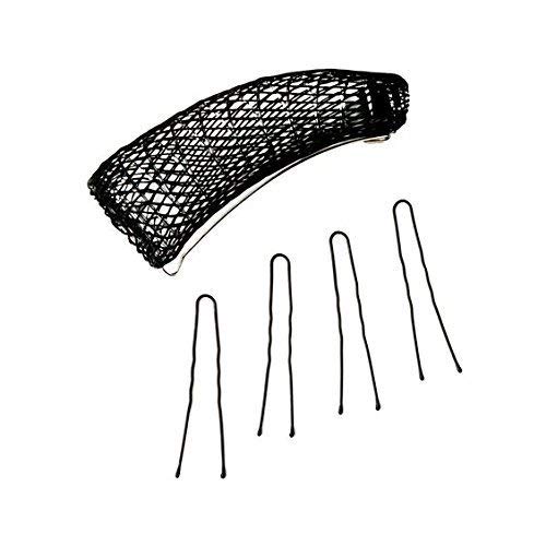 Kabello Hair Styling Tool - French Twist Bun Maker for Women, Easy DIY Updo Hairstyle Accessories (Black) | Perfect for Parties, Weddings, Work & Everyday Casual Looks