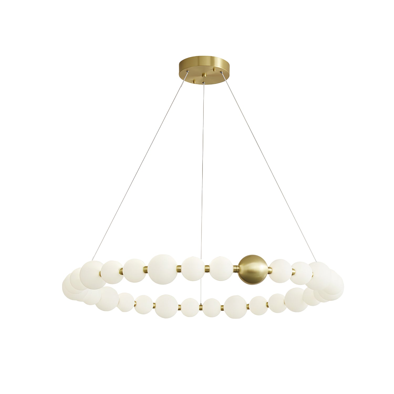 Brass & White