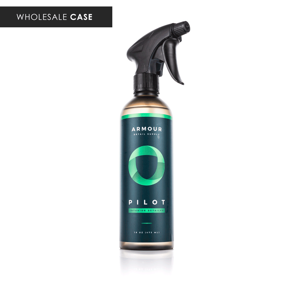 Pilot Interior Detailer Case - Premium Car Interior Cleaner & Protector for Cars, Trucks & SUVs - Perfect for Dashboard, Seats & Vinyl Surfaces