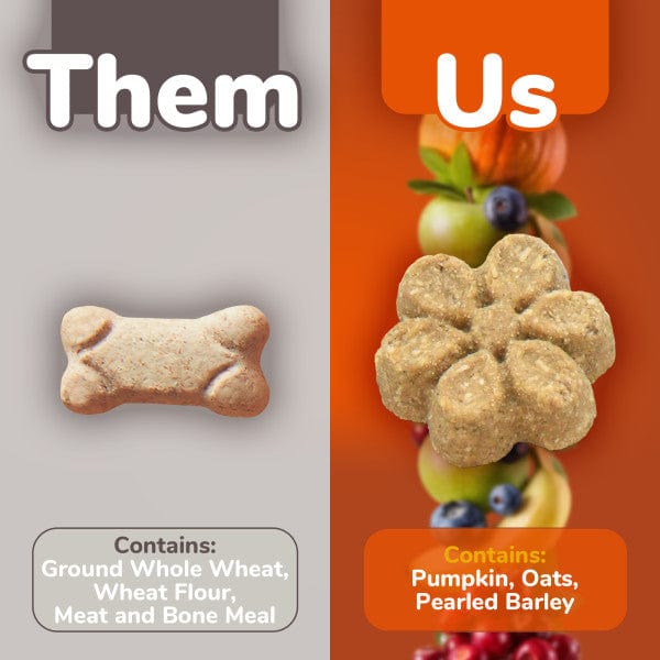 Fruitables Baked Sweet Potato & Pecan Dog Treats - Healthy Natural Dog Snacks for Training & Rewards - Perfect for Small, Medium & Large Breeds
