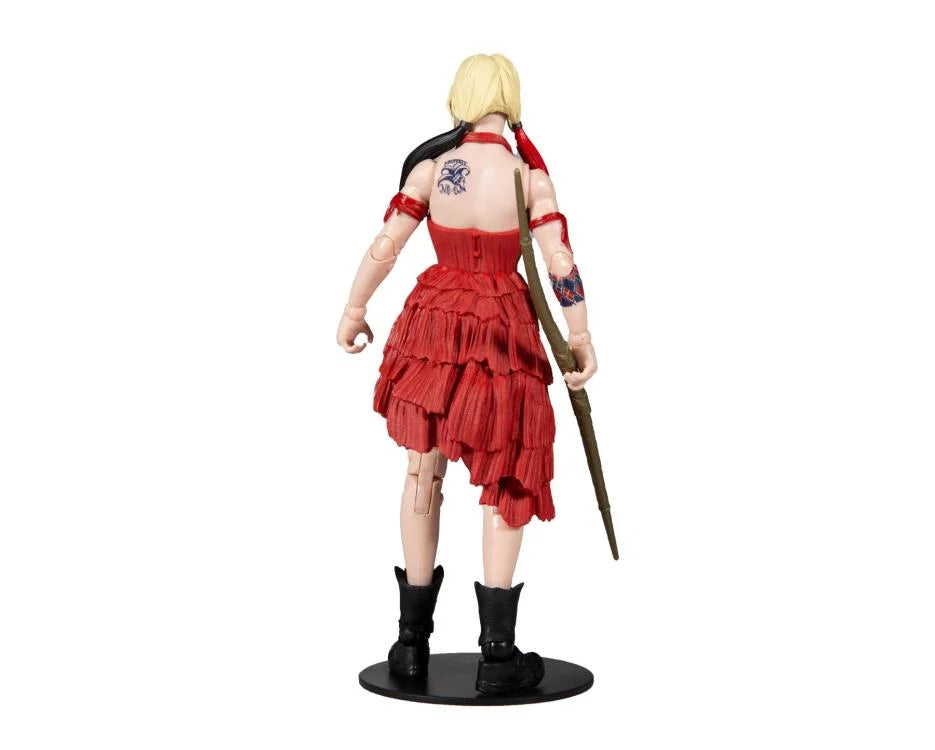 DC Multiverse The Suicide Squad Movie Harley Quinn Action Figure - 7-Inch Collectible Toy with Accessories - Perfect for Fans, Collectors, and Cosplay Scenes