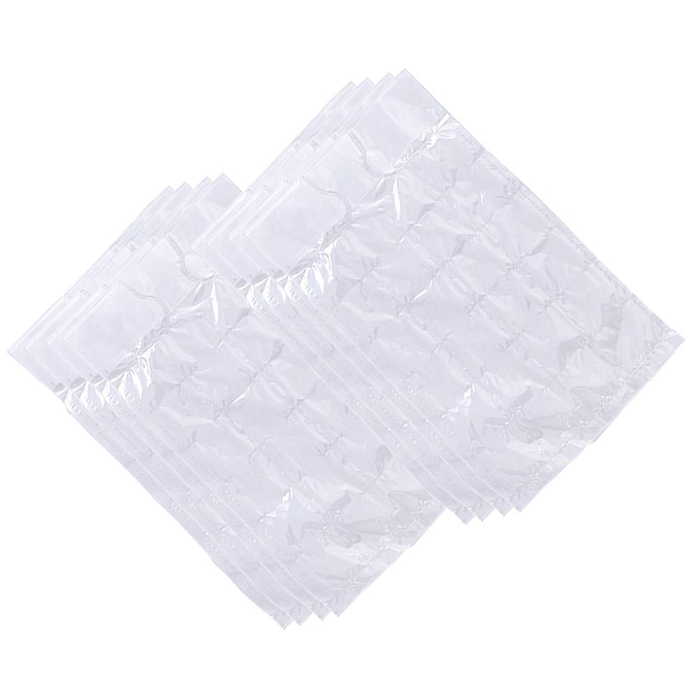 DOITOOL 50-Pack Self-Sealing Disposable Ice Cube Bags - Reusable Ice Cube Mold Tray for Juice, Cocktails, Smoothies & Party Drinks - Perfect for Home, Bar, and Outdoor Gatherings