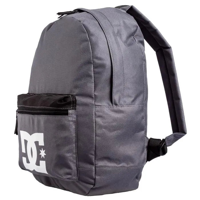 DC Nikel Bag 4 Backpack - Stylish Gray & Black Laptop Backpack for School, College, Travel & Work | Durable Water-Resistant Design for Everyday Use