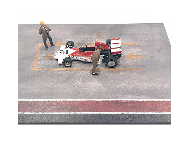 1/43 Scale Race Day Two Diecast Figures Set by American Diorama - Perfect for Model Car Displays, Diorama Scenes & Collectors