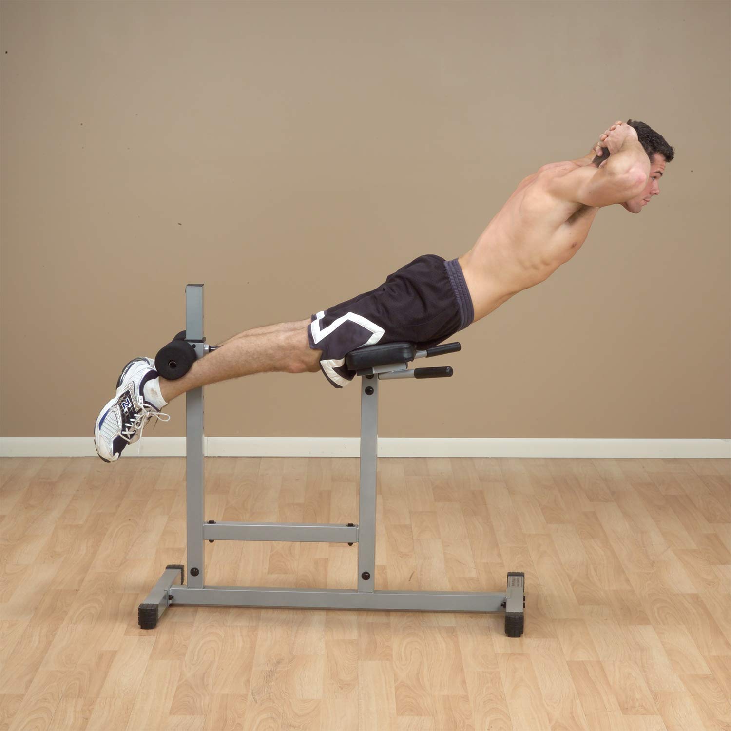 Body-Solid PCH24X Hyperextension Bench - Roman Chair for Lower Back, Ab Crunch, Glutes & Hamstring Workouts | Home & Commercial Gym Equipment for Core Strength Training | Perfect for Home Gyms, Fitness Studios & Rehabilitation Centers