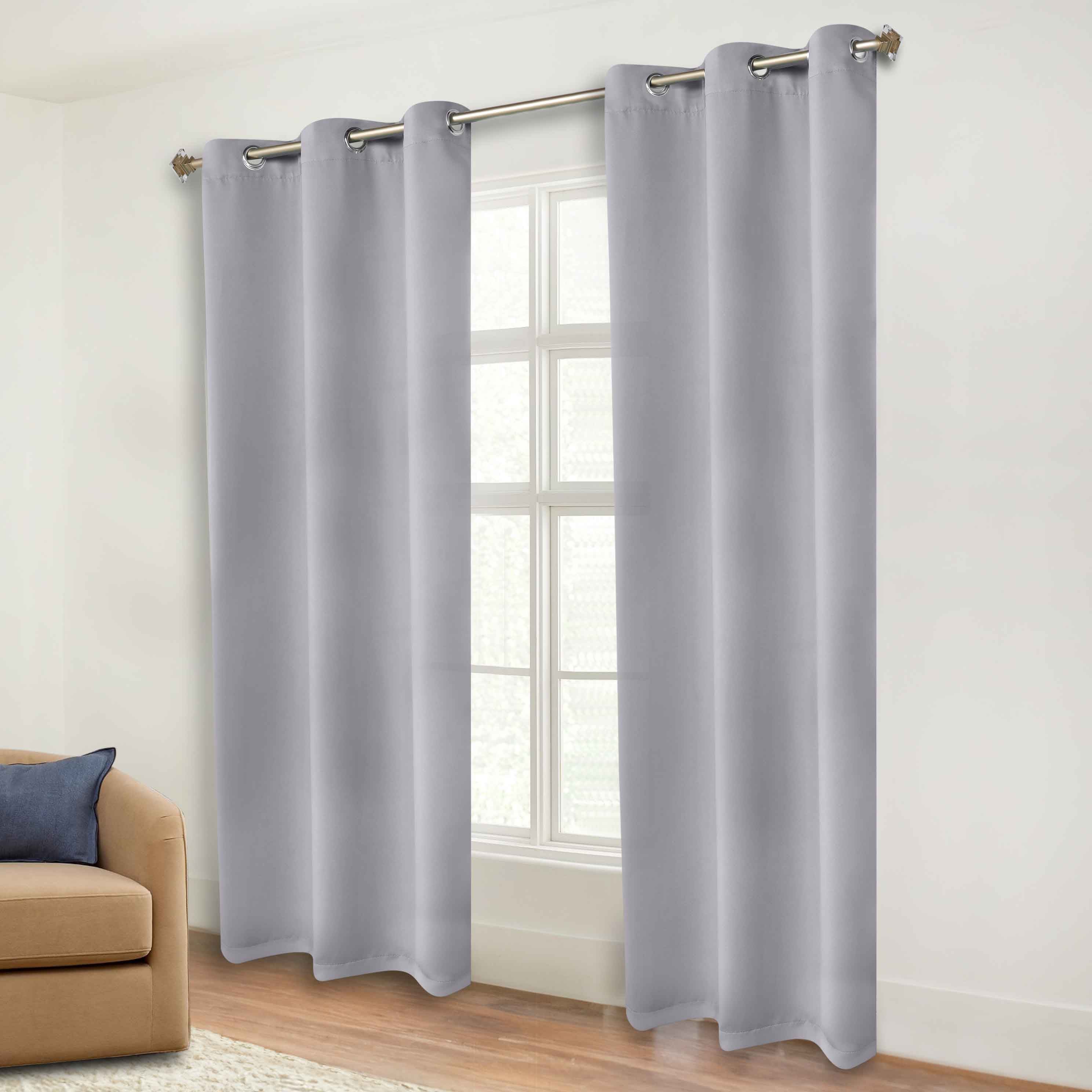 Machine Washable Blackout Curtains for Bedroom - Solid Room Darkening Window Drapes (Set of 2 Panels) - Perfect for Home Theater, Nursery & Light Sleepers