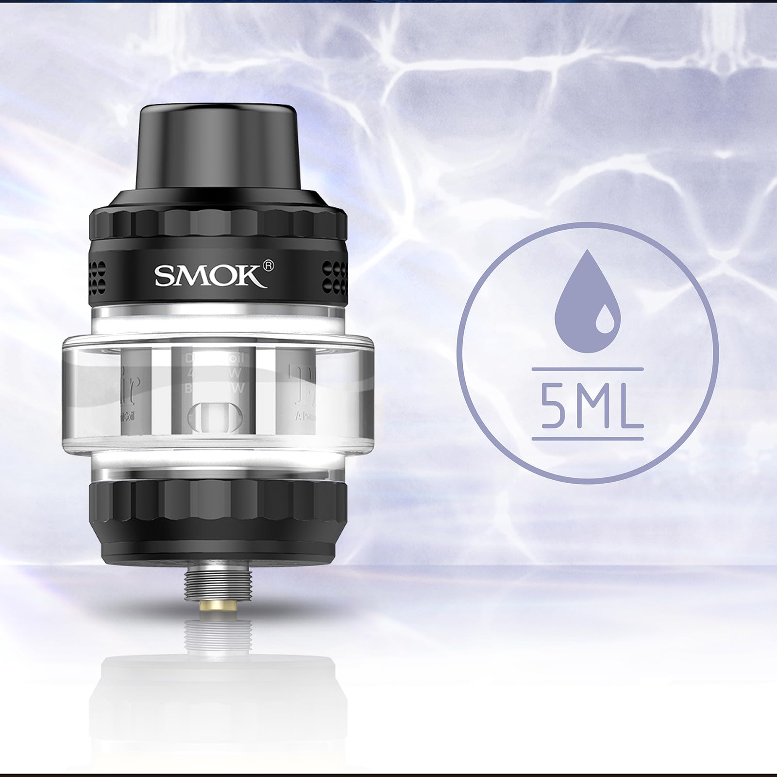 SMOK Mag Solo 100W Vape Kit - External Battery (21700/18650 Not Included) - 5ml T-Air SubTank with Top Airflow & Top Fill - Waterproof Design - 0.96