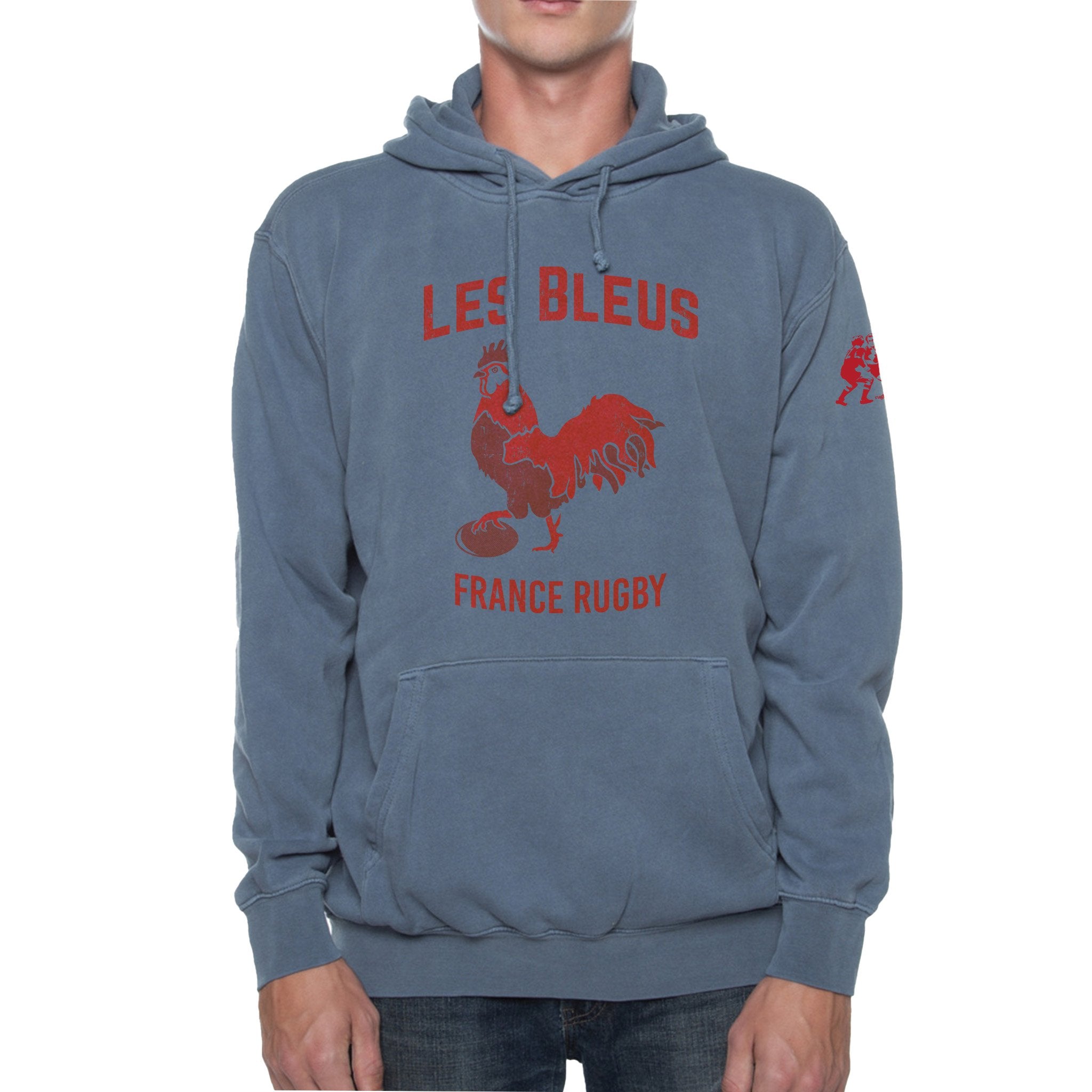 France Rugby Midweight Hoodie - Comfortable & Stylish Pullover for Men & Women - Perfect for Game Day, Training & Casual Wear