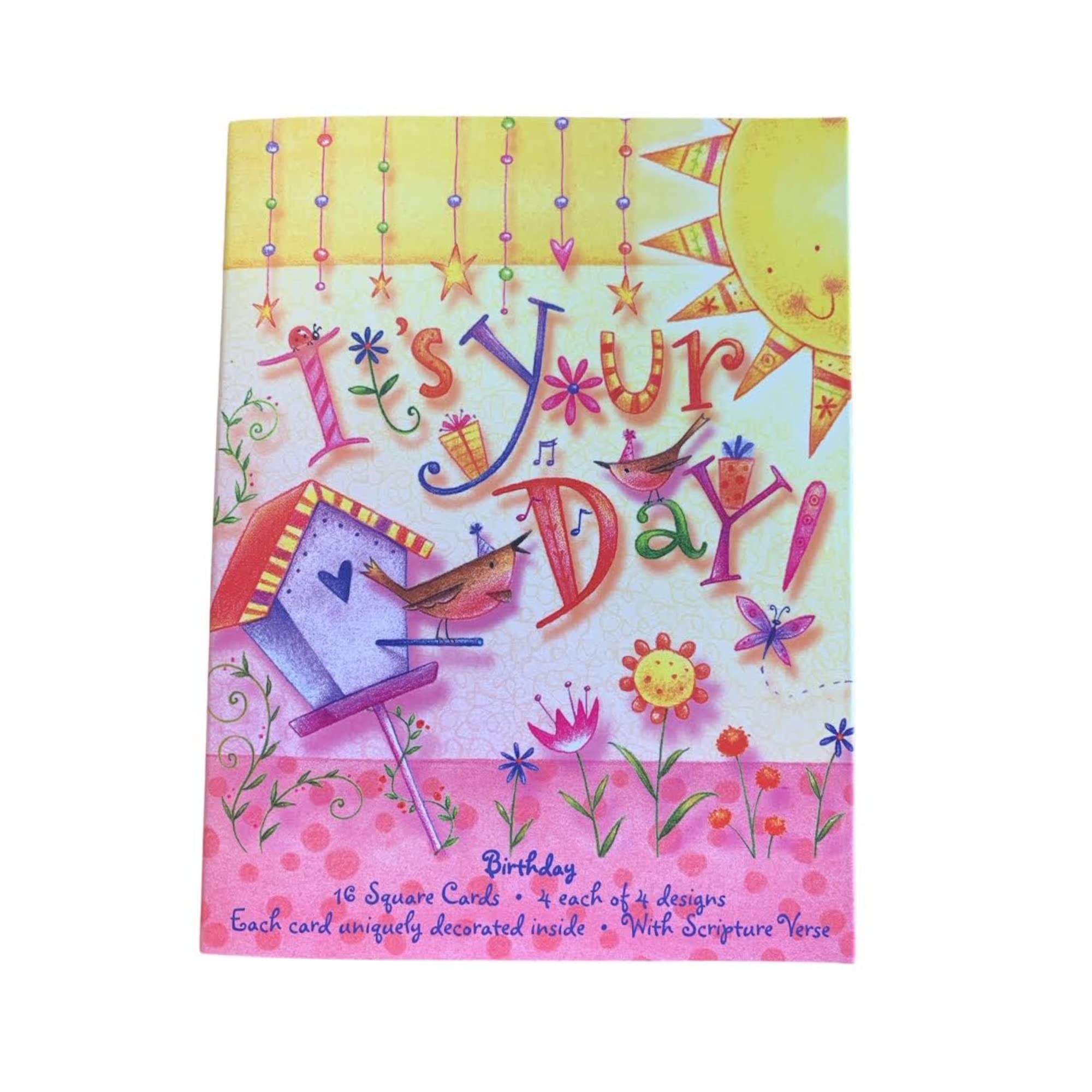 Inspirational Birthday Box Card Set with Bible Verses - Religious Encouragement Greeting Cards for Mother's Day, Scripture Cards for Christian Gifts & Daily Motivation