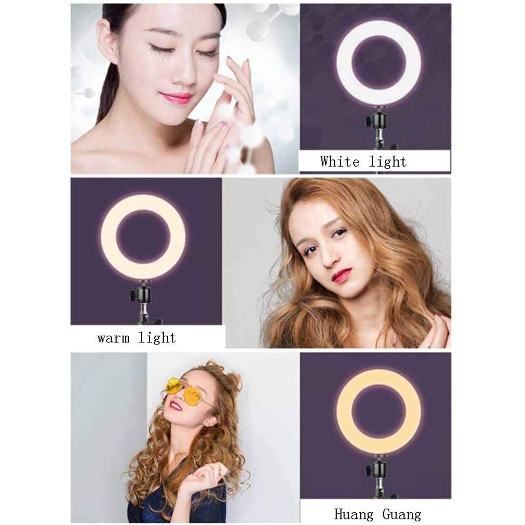 Selfie Ring Light with Dimmable LED & Adjustable Tripod Stand - 19