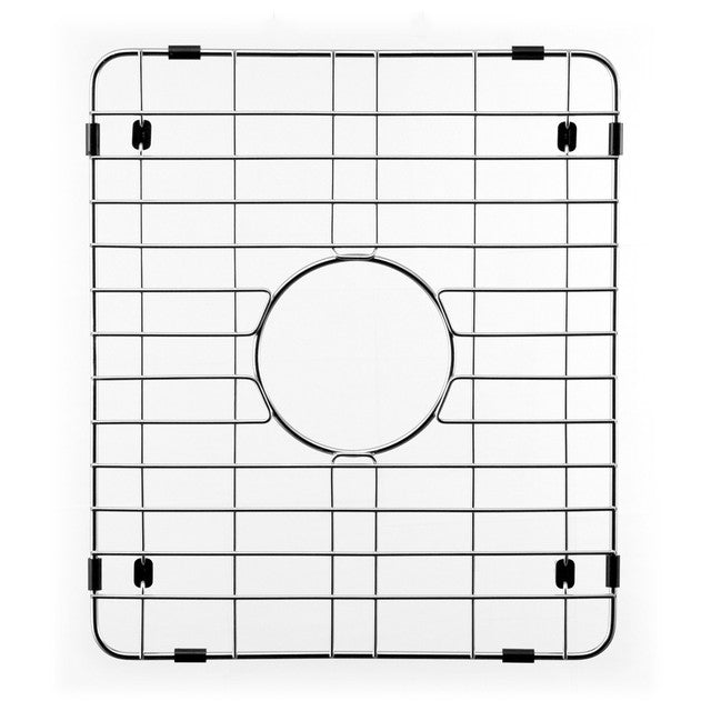 Houzer BG 6300 Stainless Steel Wirecraft Bottom Grid - Durable Kitchen Sink Drain Strainer for Easy Cleaning & Food Scrap Collection