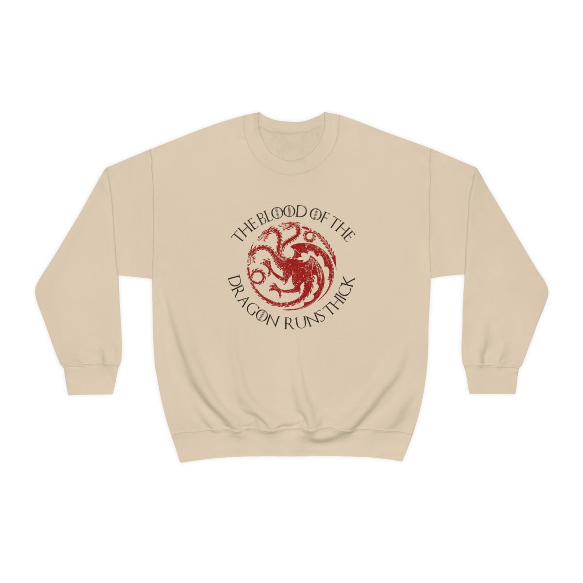 House Targaryen T-Shirt & Sweatshirt - Game of Thrones Merchandise - Dragon Blood Design - Perfect Gift for GOT Fans - Wear for Cosplay, Halloween, or TV Show Watching