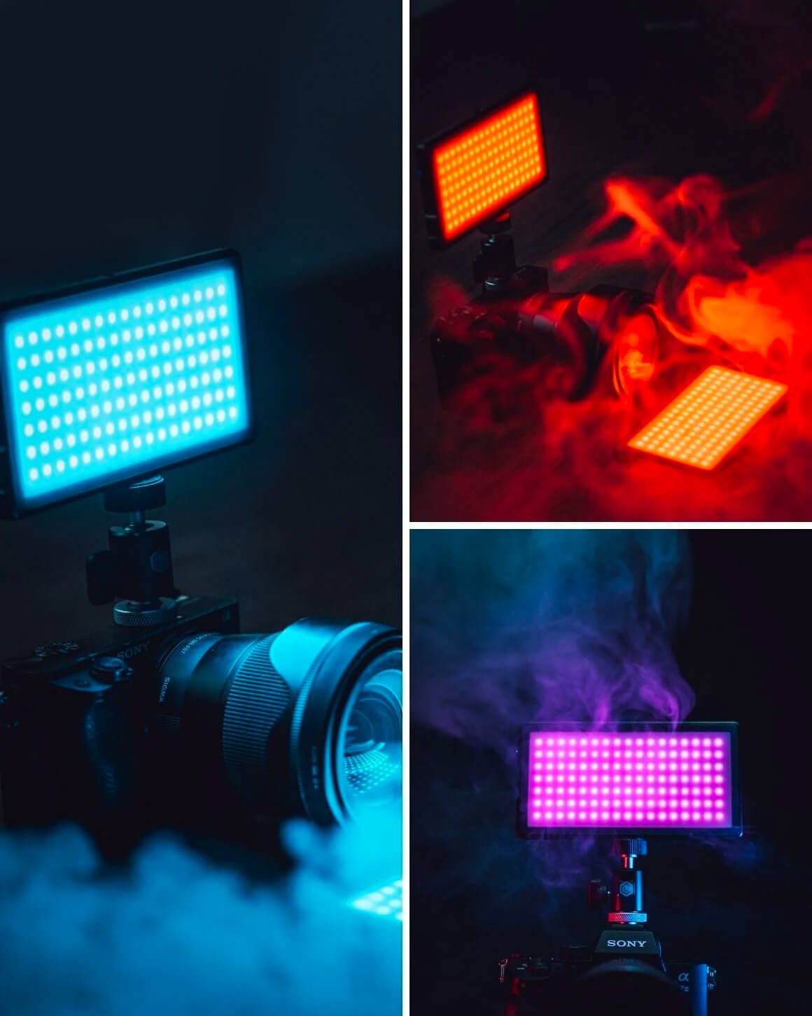 Lume Cube RGB Panel Pro 2.0 LED Video Light Kit - App Controlled Dimmable Lighting with Stand & Accessories for Photography, YouTube, TikTok & Live Streaming