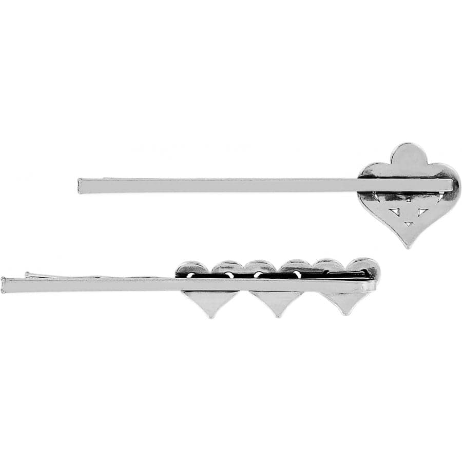 Alcazar Heart Bobby Pin Set - Elegant Hair Accessories for Women, Girls - Perfect for Weddings, Parties & Everyday Styling