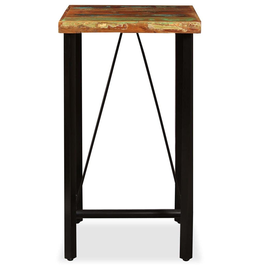 Solid Reclaimed Wood Bar Table 23.6