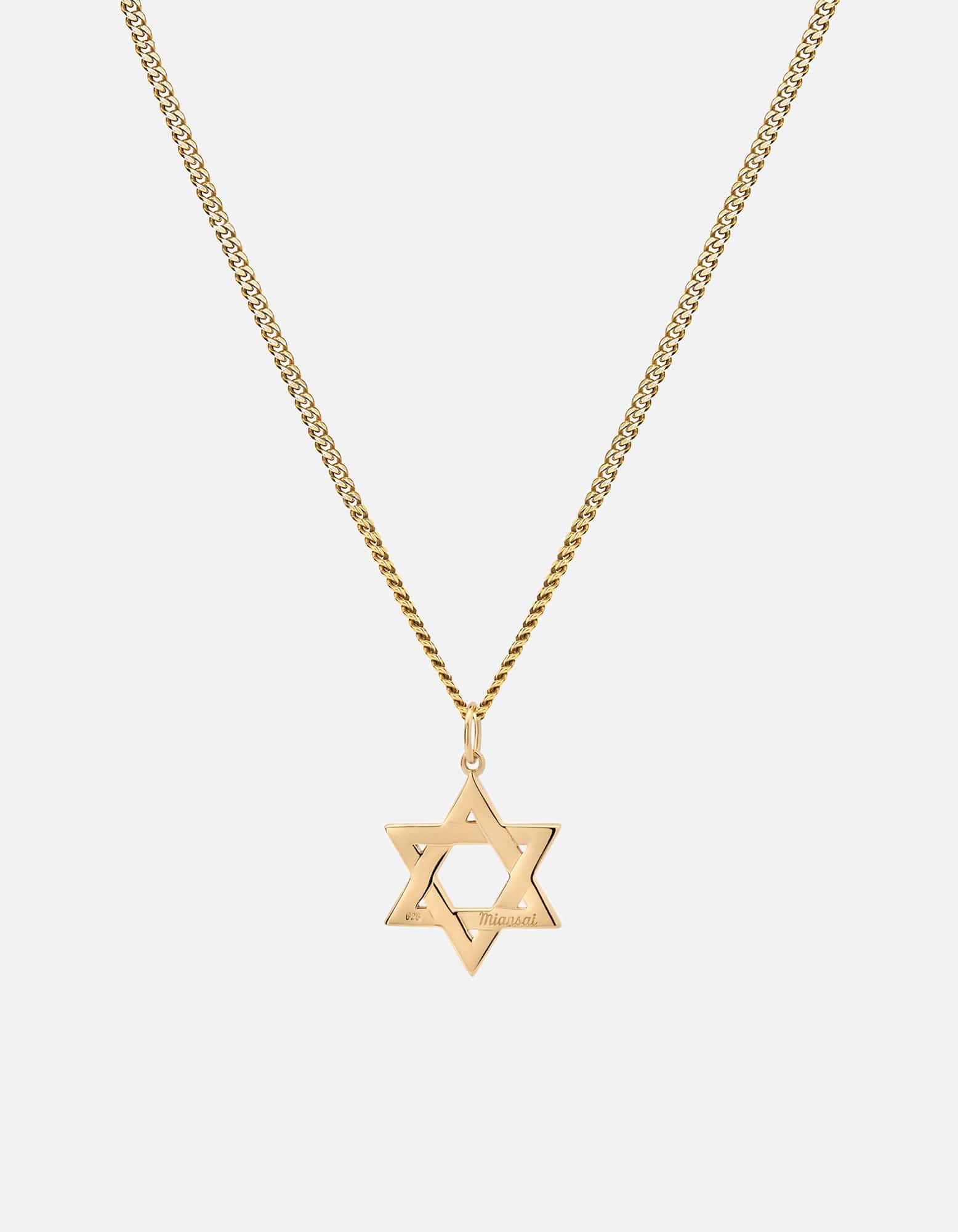 Star of David Gold Vermeil Necklace for Women - Elegant Jewish Jewelry Gift for Hanukkah, Bat Mitzvah & Everyday Wear