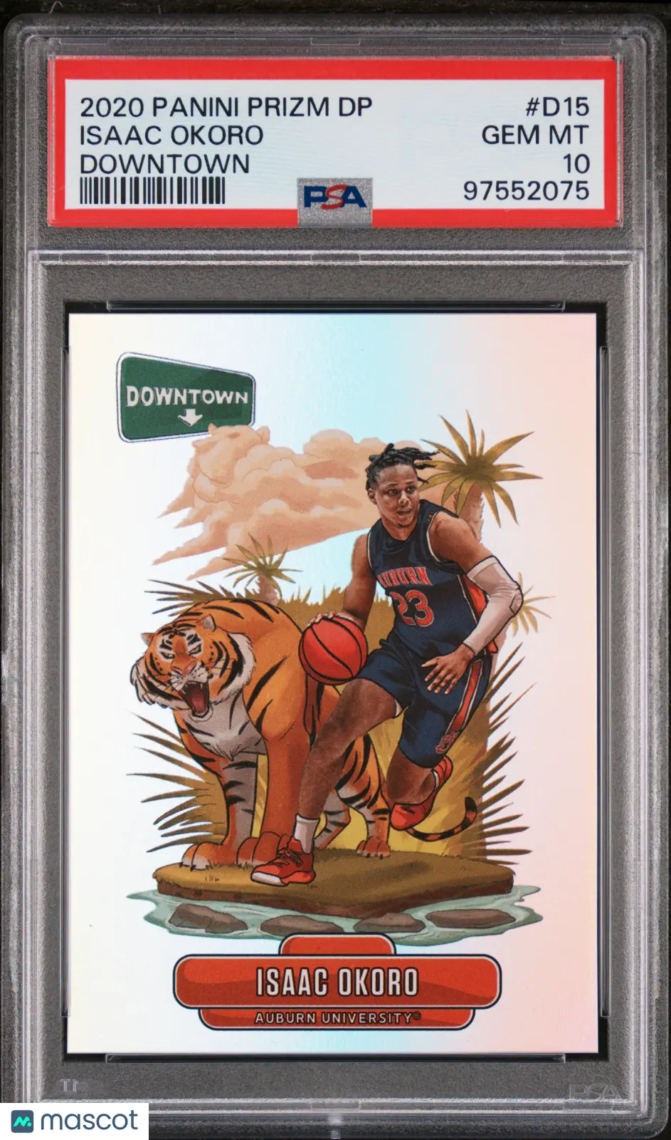 2020 Panini Prizm Draft Picks Downtown Isaac Okoro #D15 PSA 10 Gem Mint Basketball Card - Perfect for Collectors, Investors & Sports Memorabilia Enthusiasts