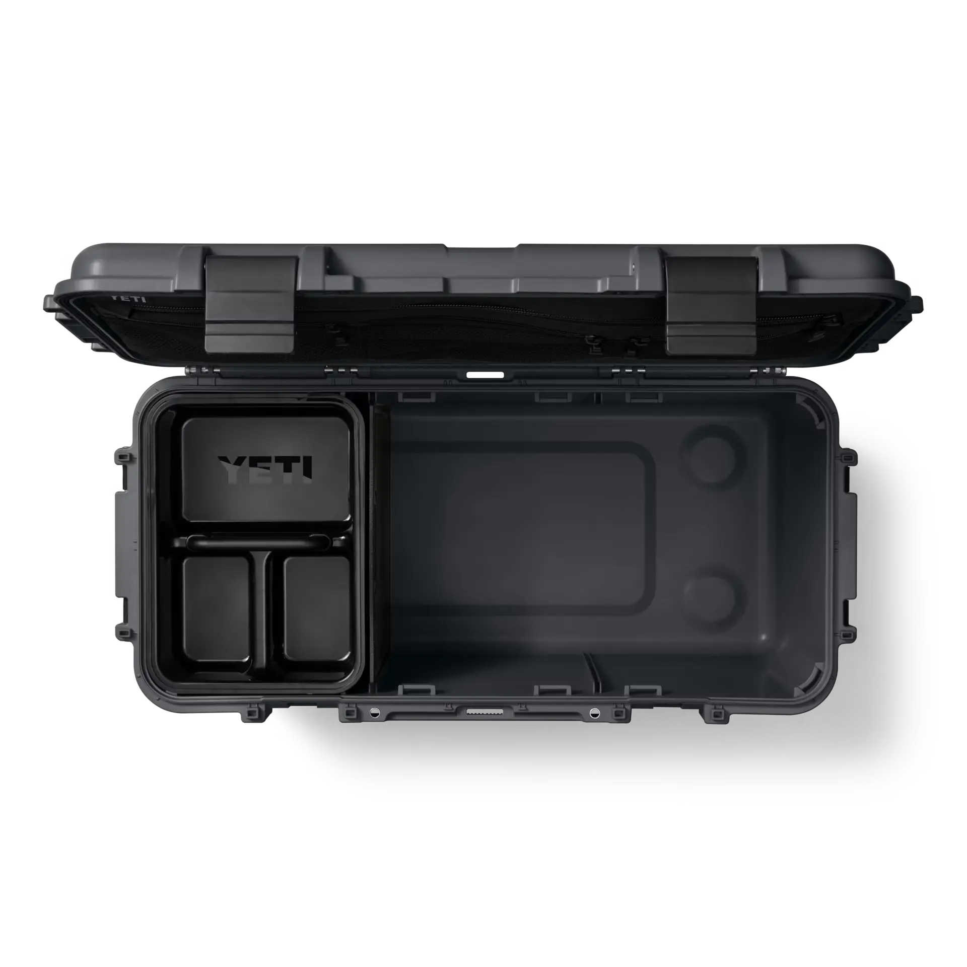 LoadOut GoBox 60 Charcoal - Durable Waterproof Storage Container for Camping, Hiking & Outdoor Adventures | Secure Gear Organization Box for Equipment, Tools & Supplies