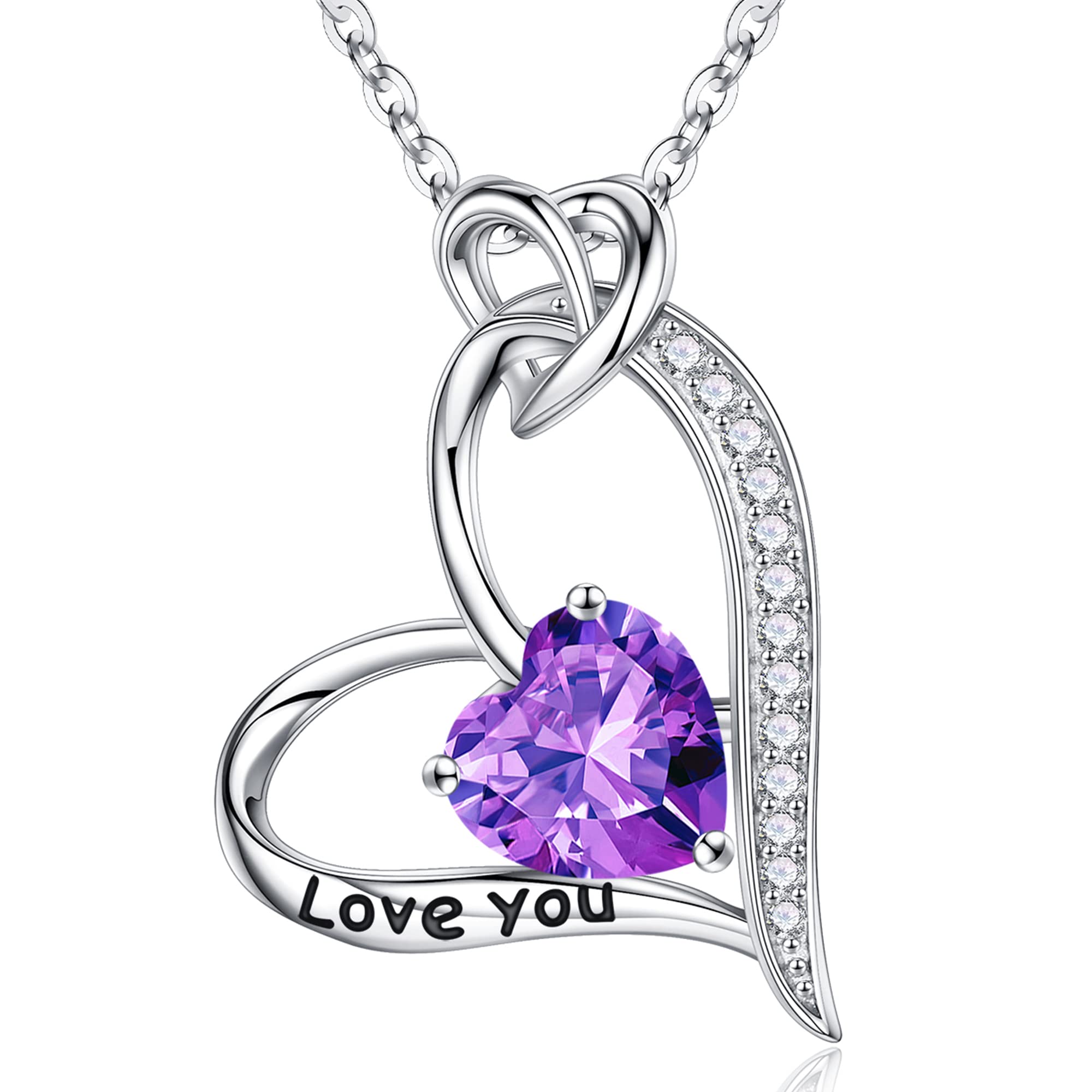 925 Sterling Silver Love Heart Pendant Necklace for Women - Romantic Valentine's Day, Anniversary, Mother's Day, Christmas & Birthday Gift for Her | Perfect for Mom, Grandma, Sister & Daughter | Elegant Jewelry for Date Nights, Weddings & Special Occasions