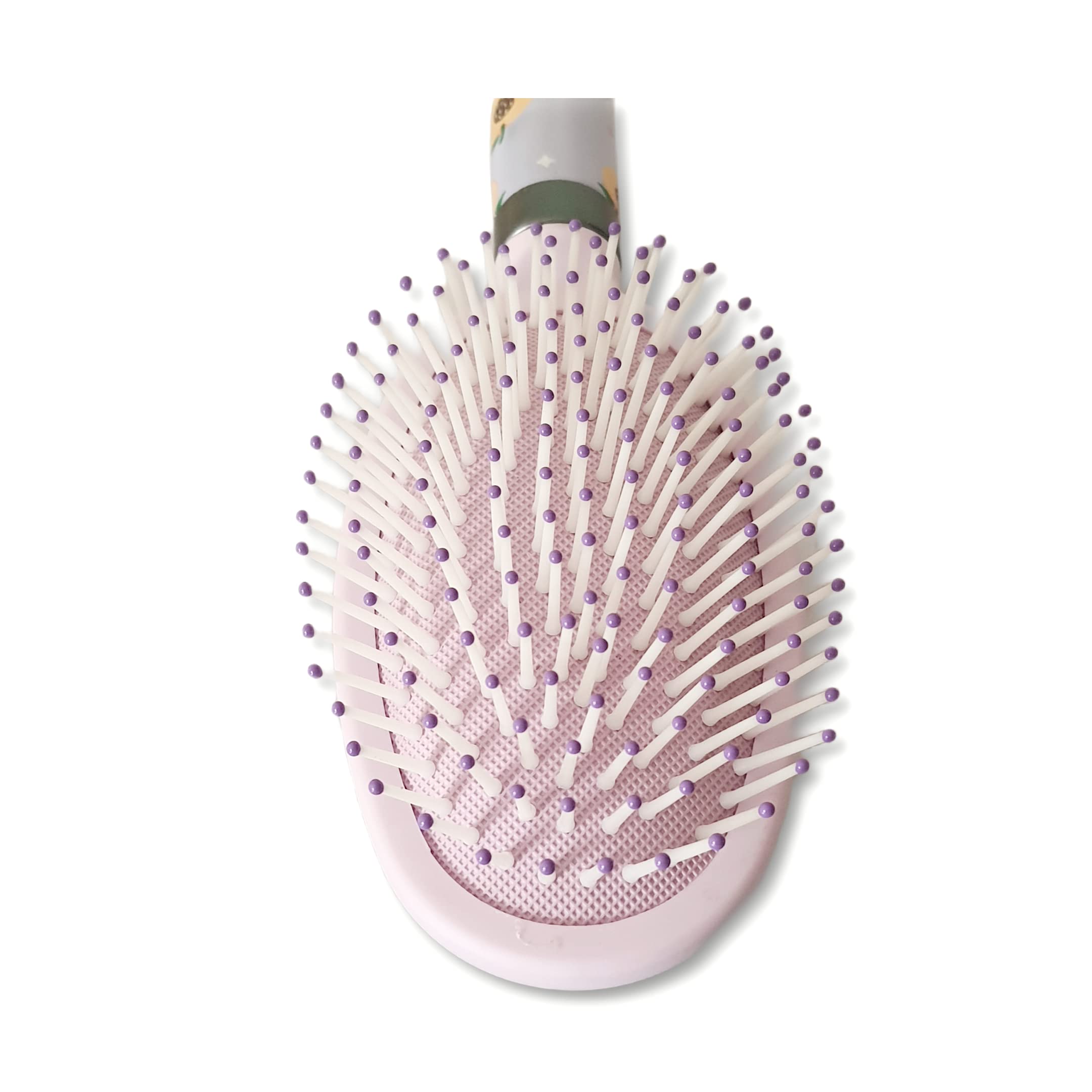 **2 Pack Printed Cute Oval Paddle Hair Brush Set for Men & Women - Hair Styling, Detangling & Hair Growth - Perfect for Home, Travel & Salon Use**