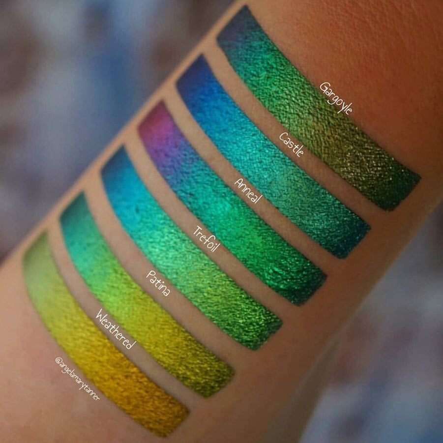 Castle | Multichrome Jewel-Toned Eyeshadow Palette - Perfect for Party, Night Out & Special Occasion Makeup
