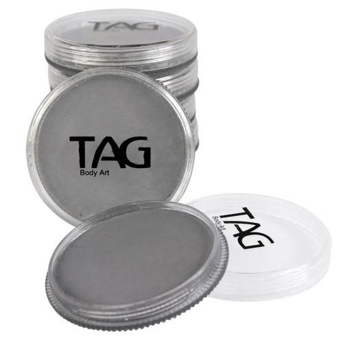 Premium TAG Soft Grey Face Paint - Waterproof & Hypoallergenic for Halloween, Cosplay & Theater Makeup - Easy to Apply & Remove