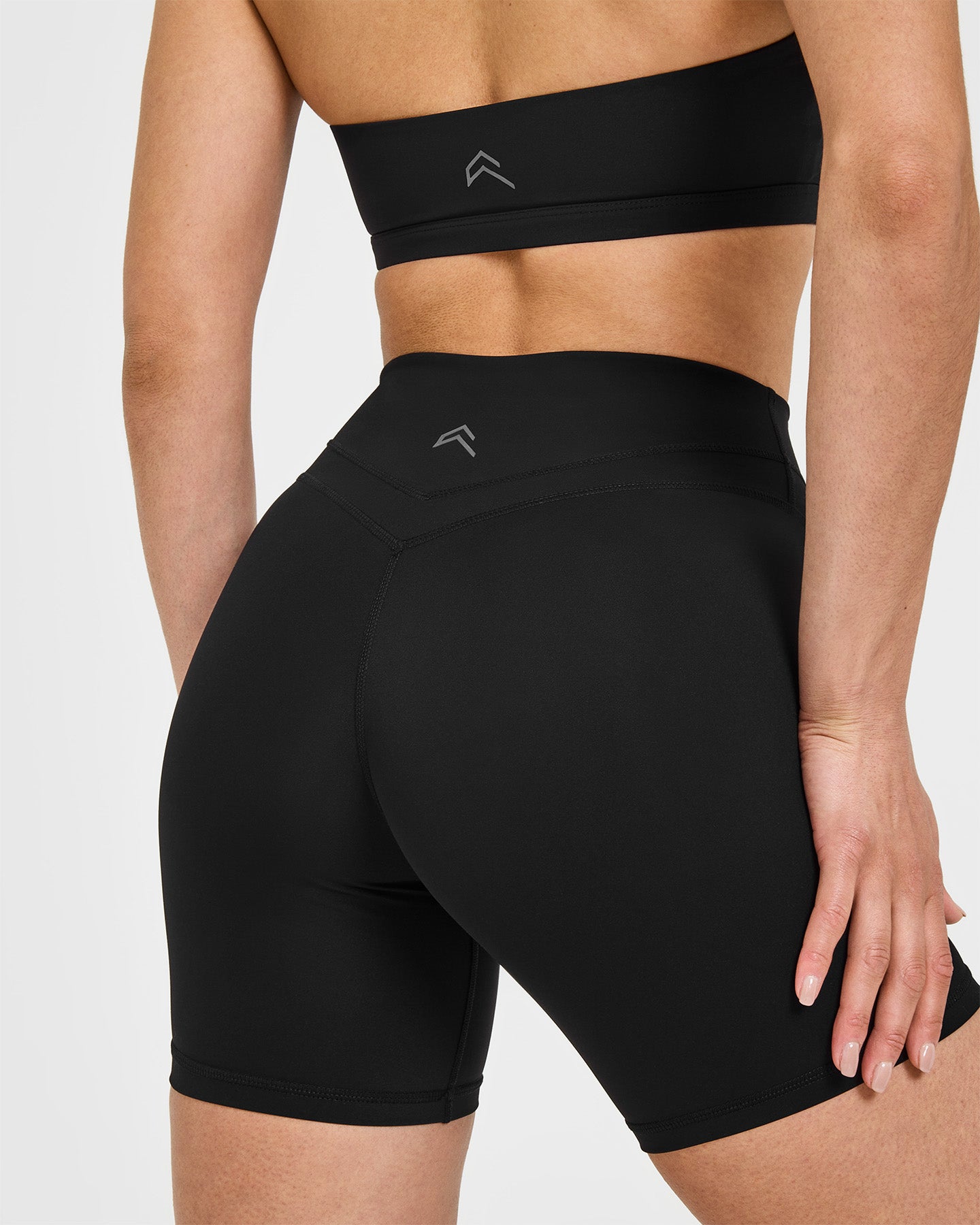High Waisted Shorts for Women - 6-Pack Black Cotton Stretch Workout Shorts | Perfect for Yoga, Running, Gym & Lounge Wear
