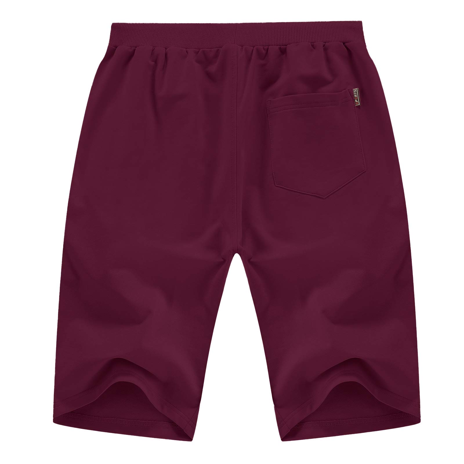 YTD Men's Classic Fit Drawstring Shorts - Elastic Waist Comfortable Casual Summer Shorts with Pockets | Perfect for Beach, Gym, and Outdoor Activities