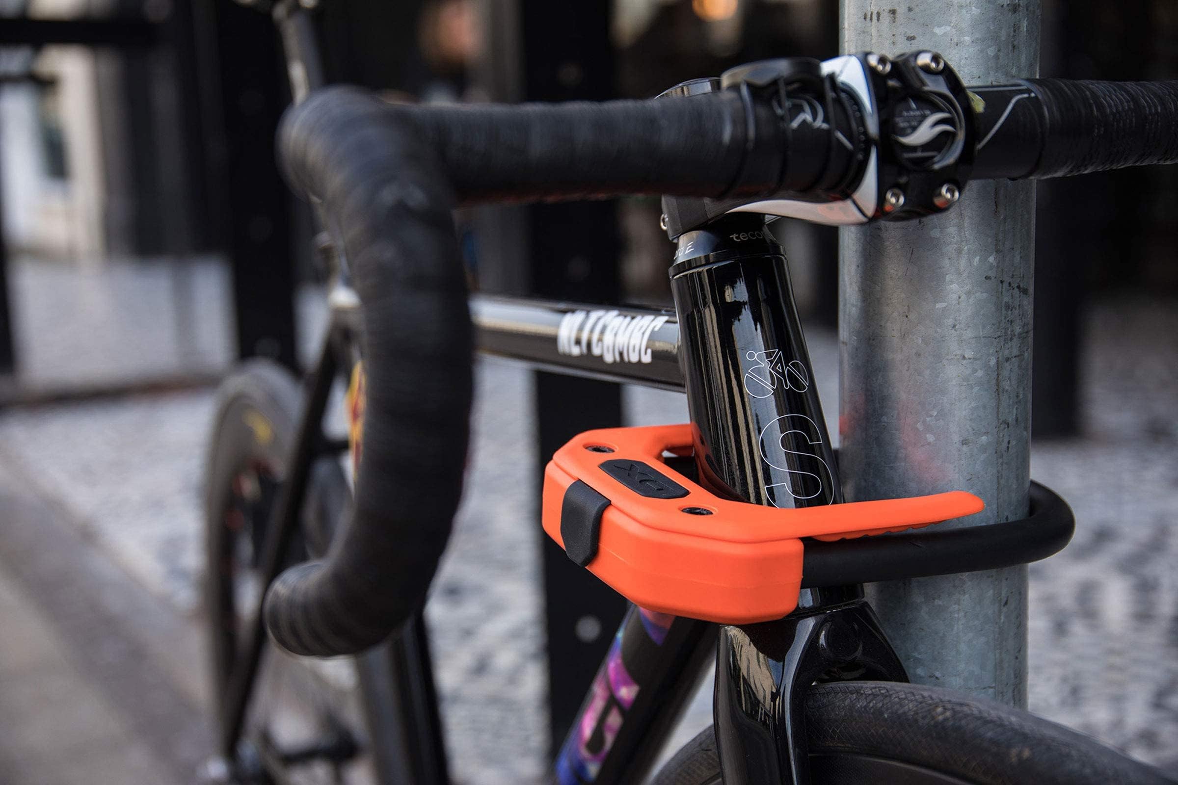 Hiplok DX Heavy Duty U Lock - High Security Bicycle & E-Bike Lock for Urban Commuting & Outdoor Cycling - Anti-Theft Protection for Bikes, Scooters & Motorcycles