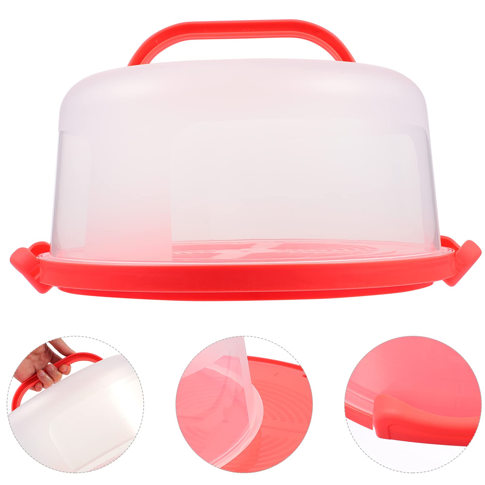 Premium Cake Storage Container with Dome Lid - Airtight Cake Keeper for Fresh Desserts, Cupcakes & Pastries - Perfect for Weddings, Parties & Home Baking