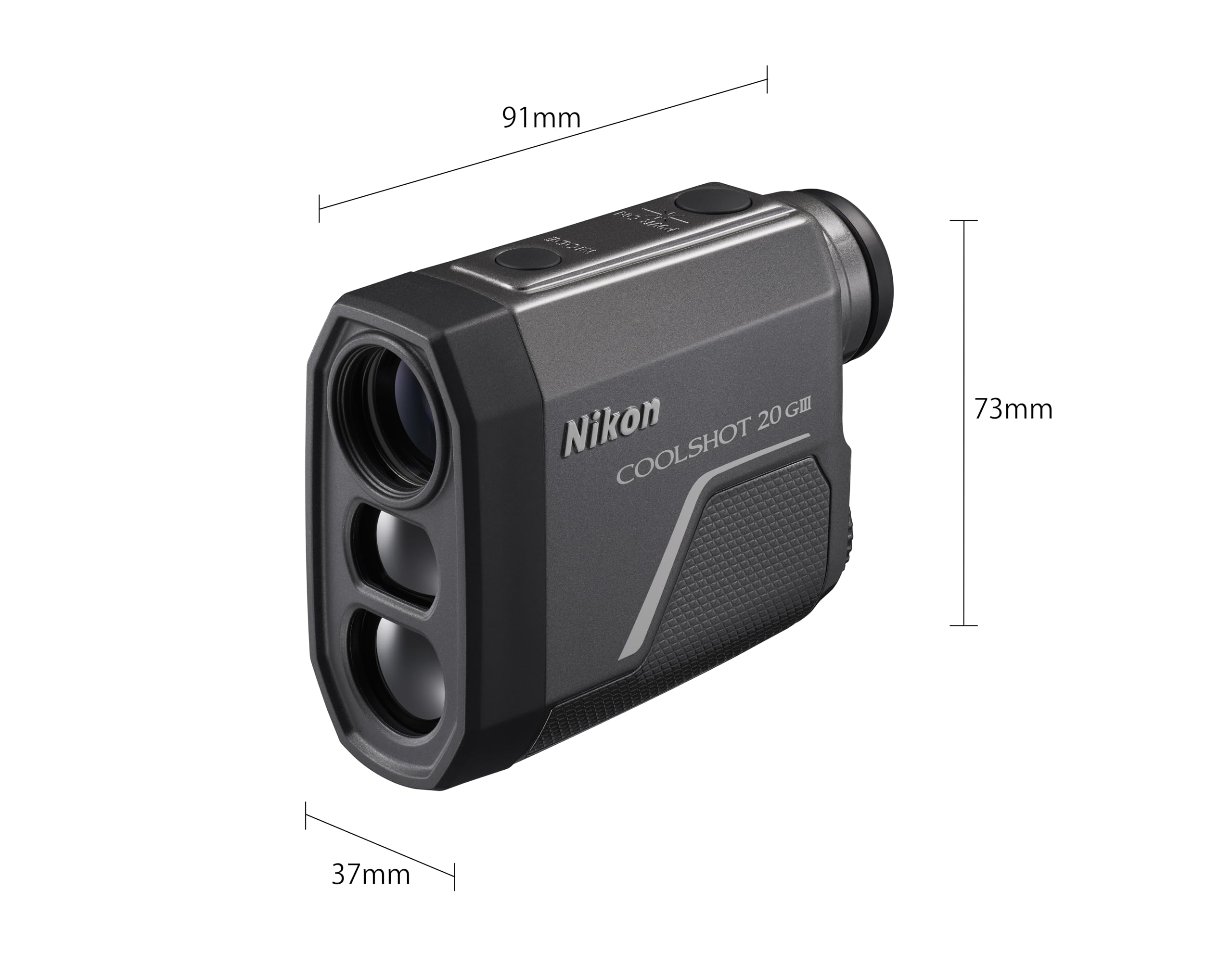 Nikon COOLSHOT 20 GIII Golf Laser Rangefinder - Accurate Distance Measurement for Golf Practice | Perfect for Course Play & Tournament Training