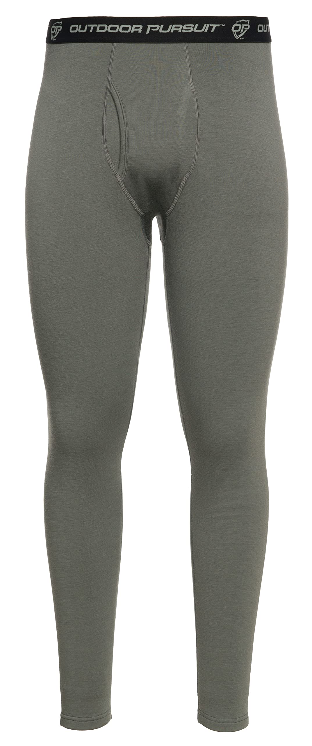 Men's Merino Wool Base Layer Thermal Pants for Hiking, Skiing & Winter Sports - Outdoor Pursuit Warm Underwear for Cold Weather