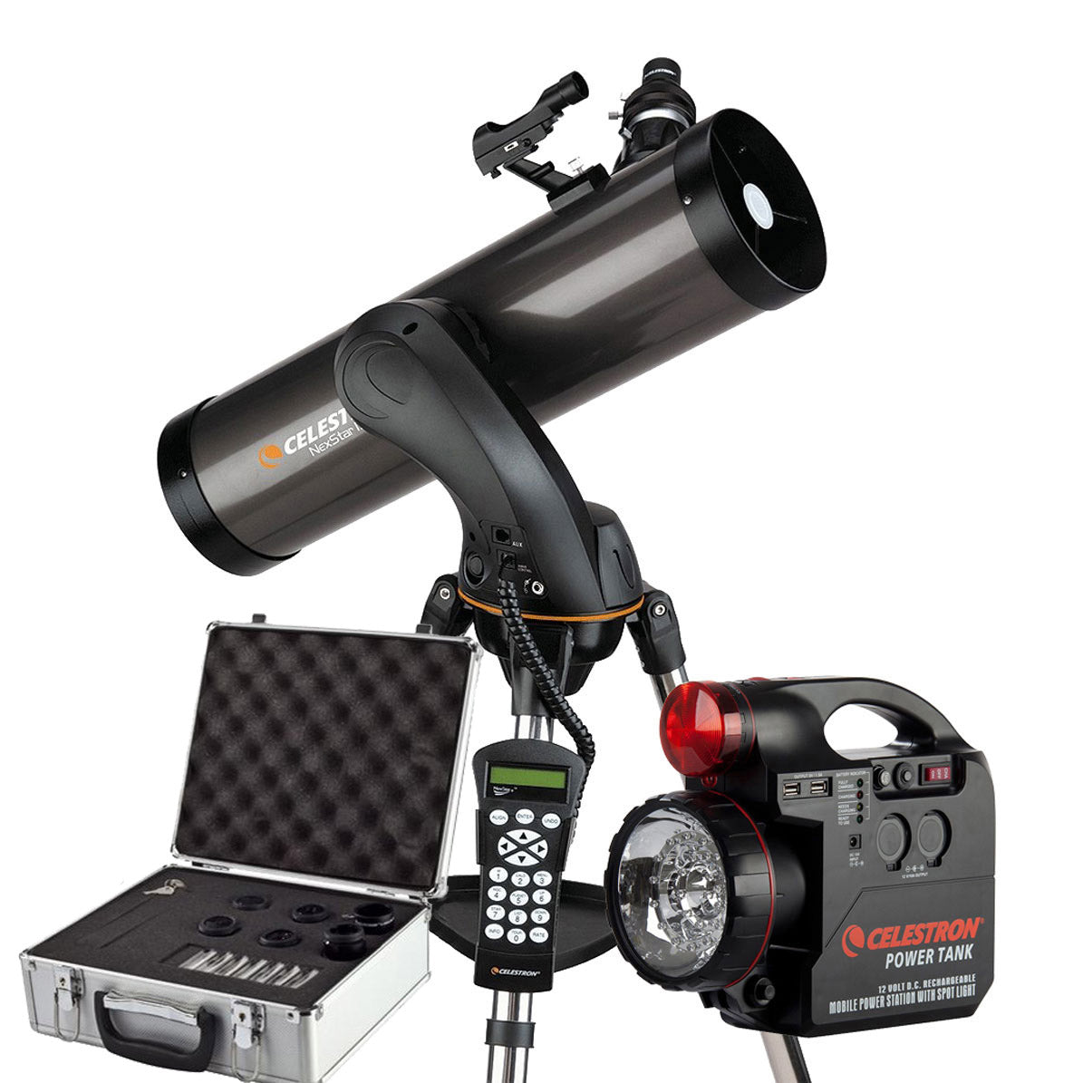Celestron NexStar 130 SLT Computerized Telescope Bundle with Accessories - Perfect for Astronomy Beginners & Stargazing Enthusiasts