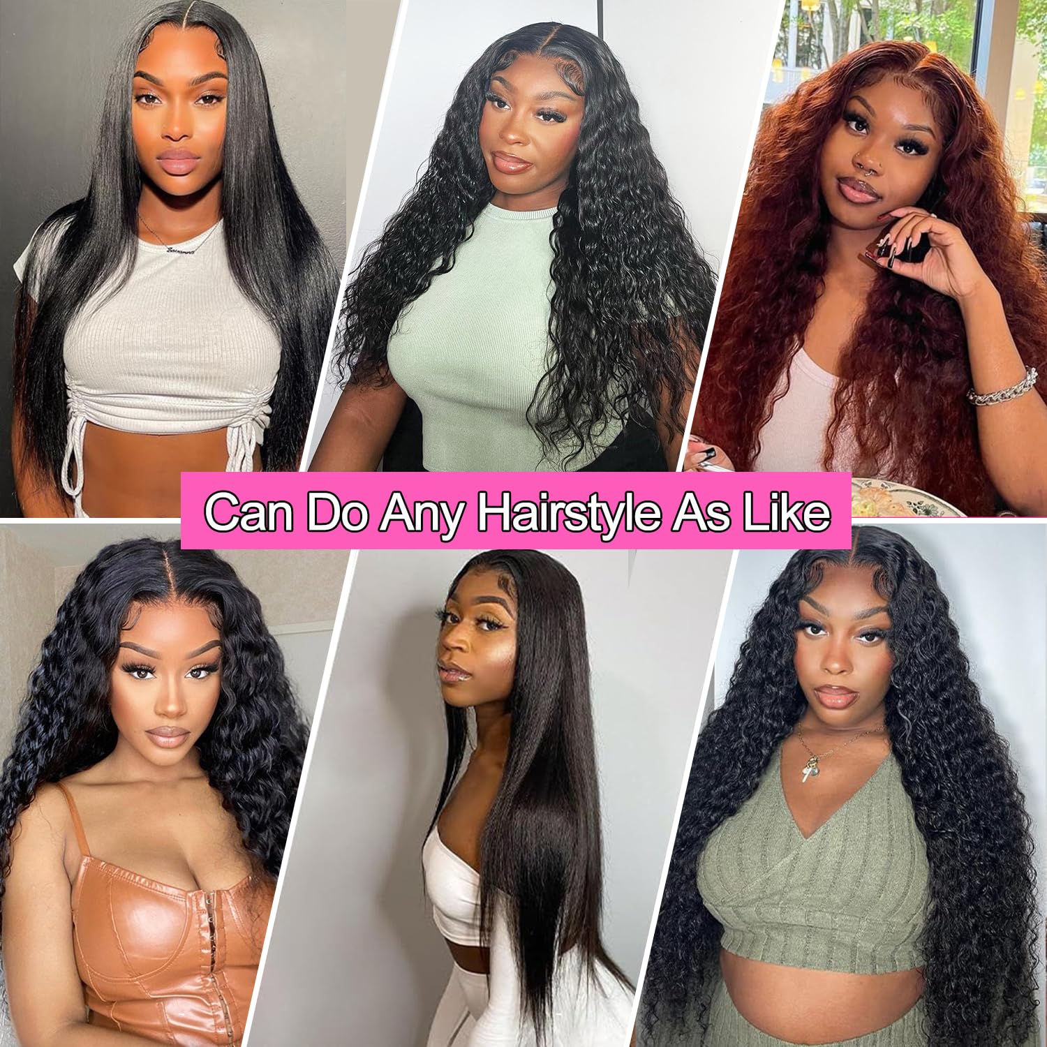30 Inch Wear and Go Glueless Human Hair Wigs for Black Women - Pre Plucked Water Wave Lace Front Wig with Baby Hair 180% Density | Deep Curly Wigs for Daily Wear, Parties & Special Occasions