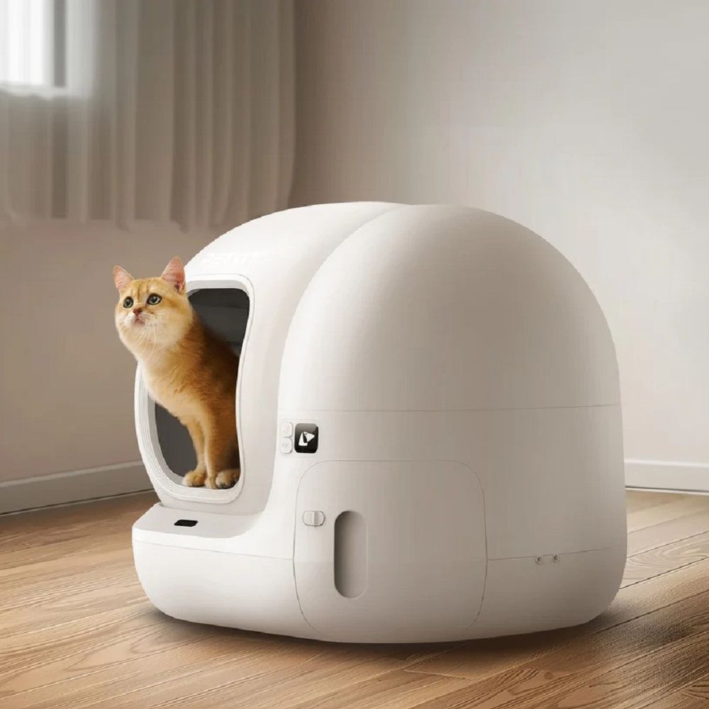 Pura MAX 2 Self-Cleaning Cat Litter Box - Automatic Odor Control for Multiple Cats - Perfect for Small Spaces & Pet Owners with Allergies (Home Use)