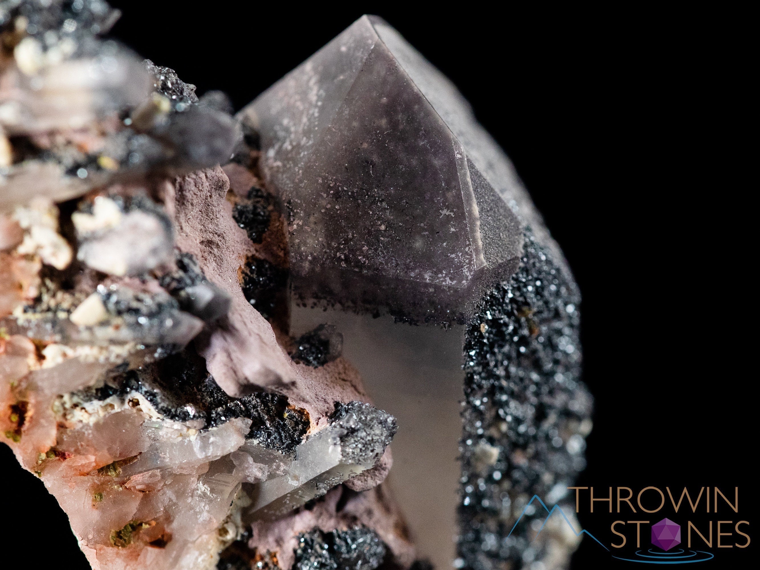Natural MESSINA QUARTZ with HEMATITE Raw Crystal - Healing Stone for Home Decor, Housewarming Gift, Spiritual Healing & Meditation - Perfect for Office Desk, Living Room Display & Energy Balancing