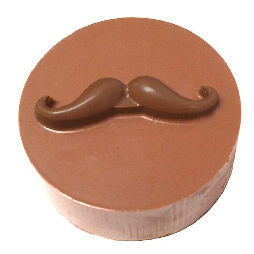 CK Products Round Cookie Mold for Mustache Shaped Cookies - Perfect for Birthday Parties, Themed Events & Baking Enthusiasts