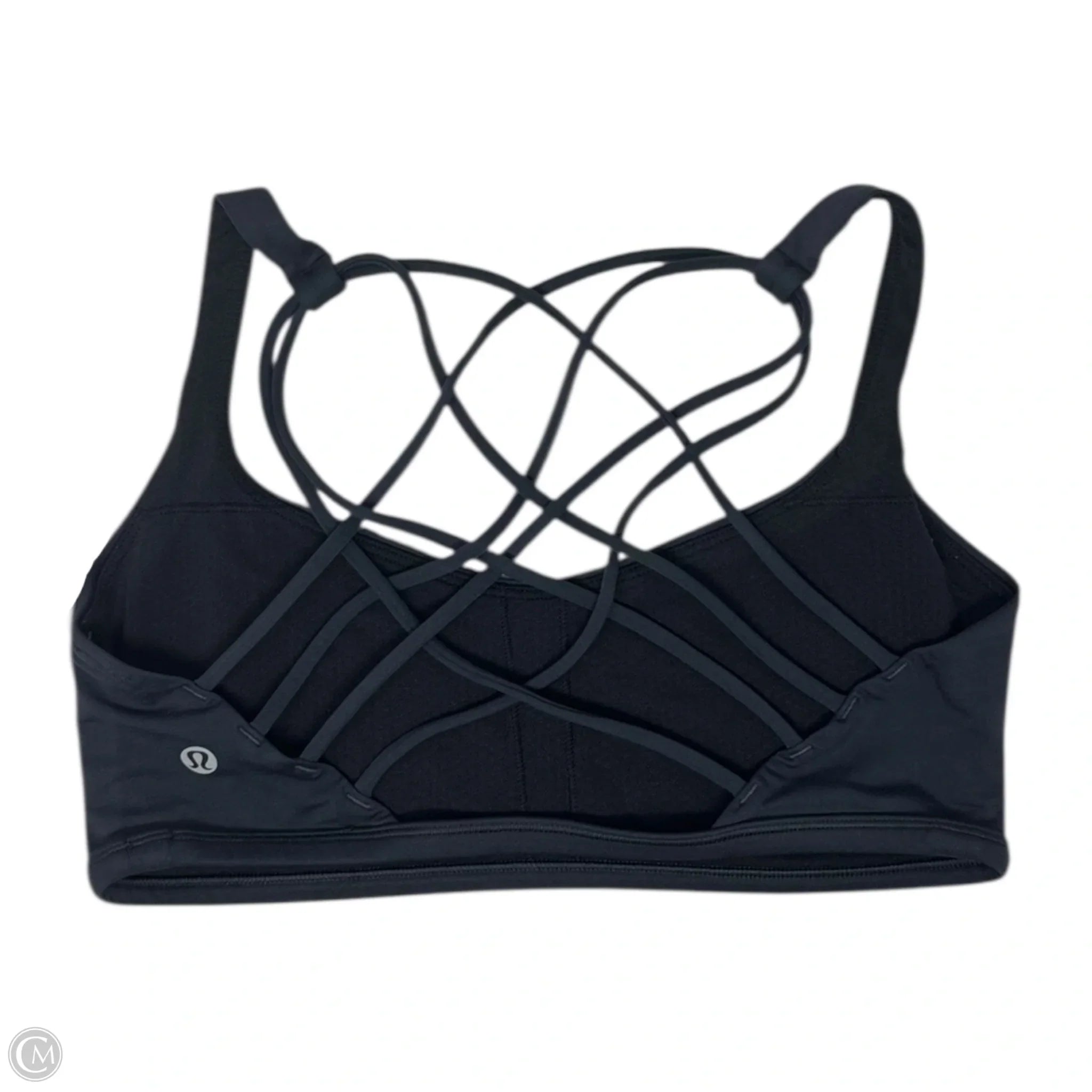 Lululemon Black Athletic Sports Bra for Women Size 8 - High Support Workout Top for Running, Yoga & Gym